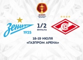 Zenit - Spartak: la semifinal de la Olimp Copa de Rusia se jugará en San Petersburgo