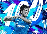Sardar Azmoun juega su partido número 100 con el Zenit